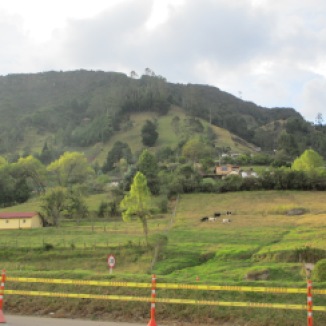 Road from Bogotá to Villa de Leyva