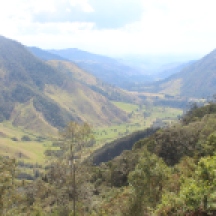 Overview of the Cocora Valley